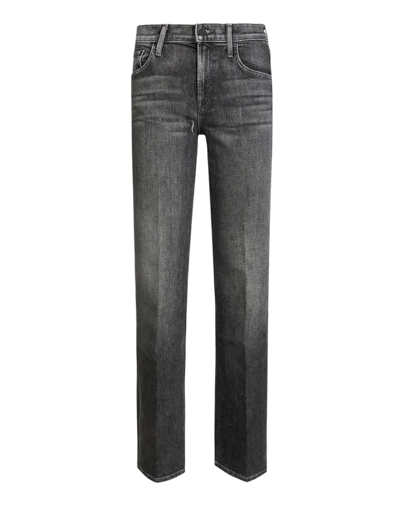Mother Ausgeblichene Jeans mit Tragefalten - Rot Rot