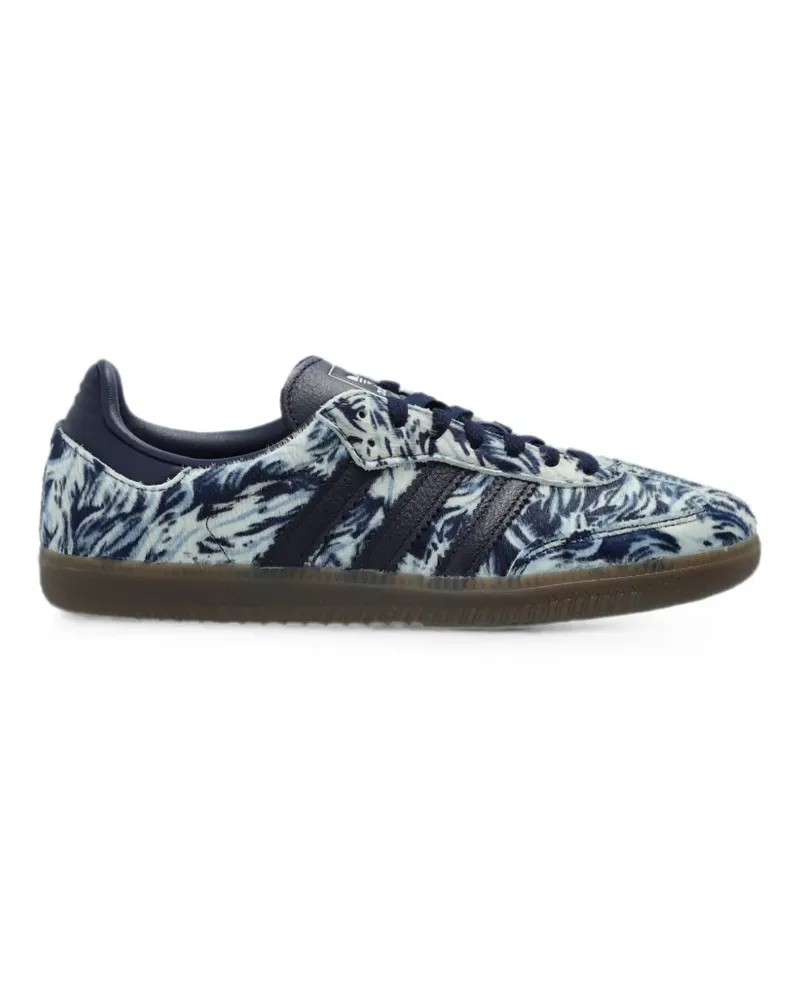 adidas Samba Sneakers mit Blumen-Print - Blau Blau