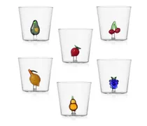 Set aus sechs Fruit Gläsern - Nude