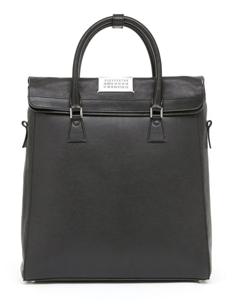 Maison Margiela 5AC Rucksack aus Leder - Schwarz Schwarz