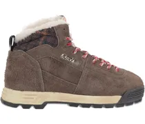 Stiefel aus Wildleder - Braun