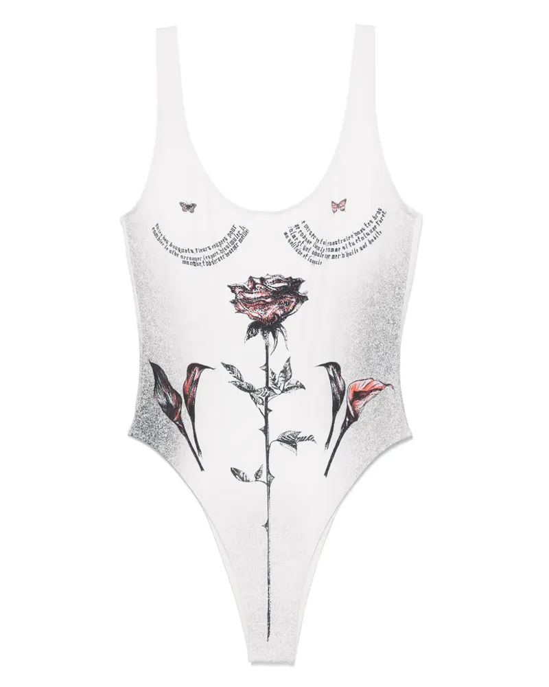 Jean Paul Gaultier Badeanzug mit Print - Nude Nude