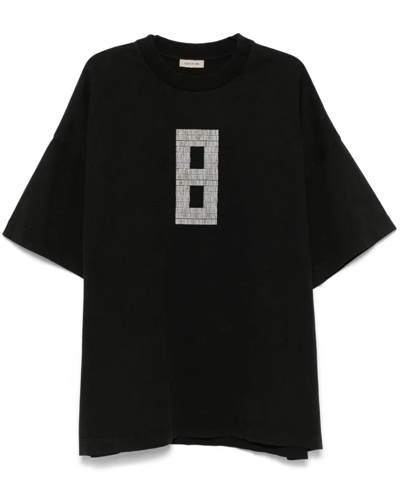 Fear of God 8 T-Shirt - Schwarz Schwarz