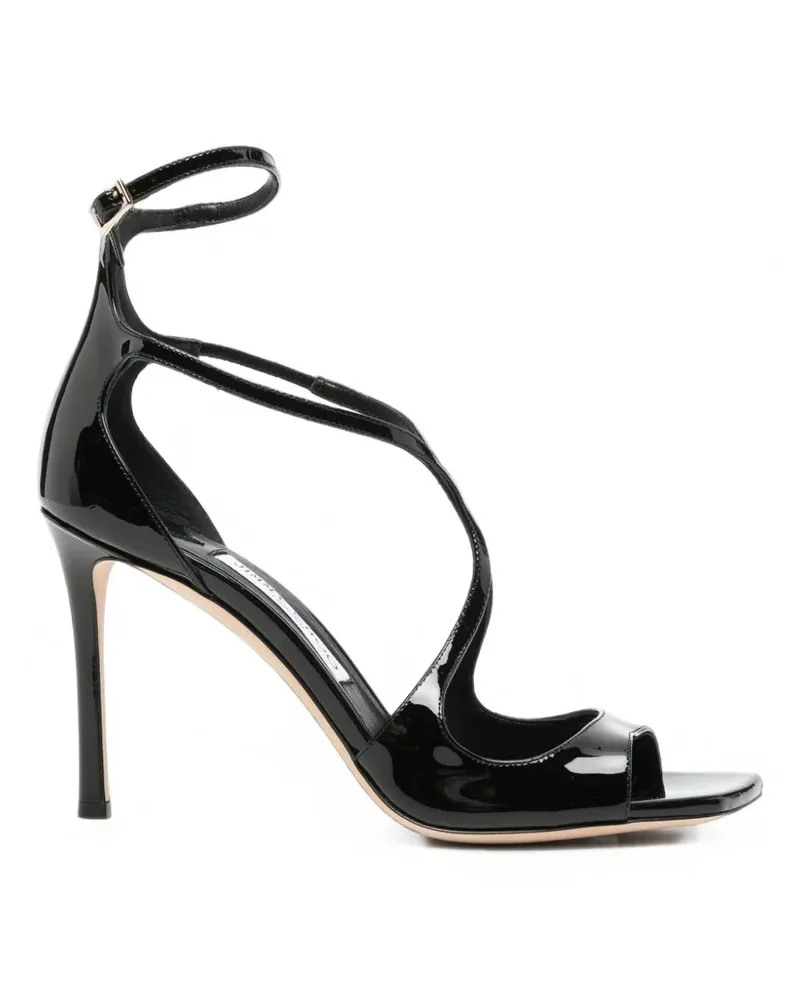 Jimmy Choo Azia Sandalen aus Leder - Schwarz Schwarz