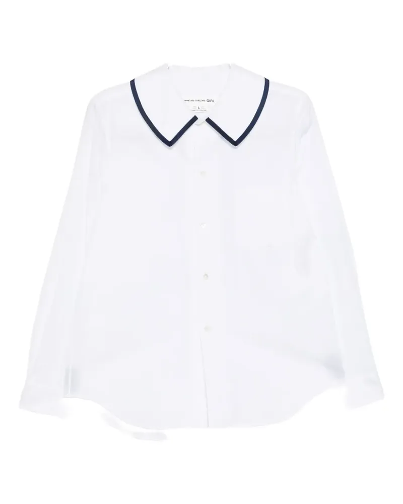 Comme des Garçons cotton shirt - Weiß Weiß