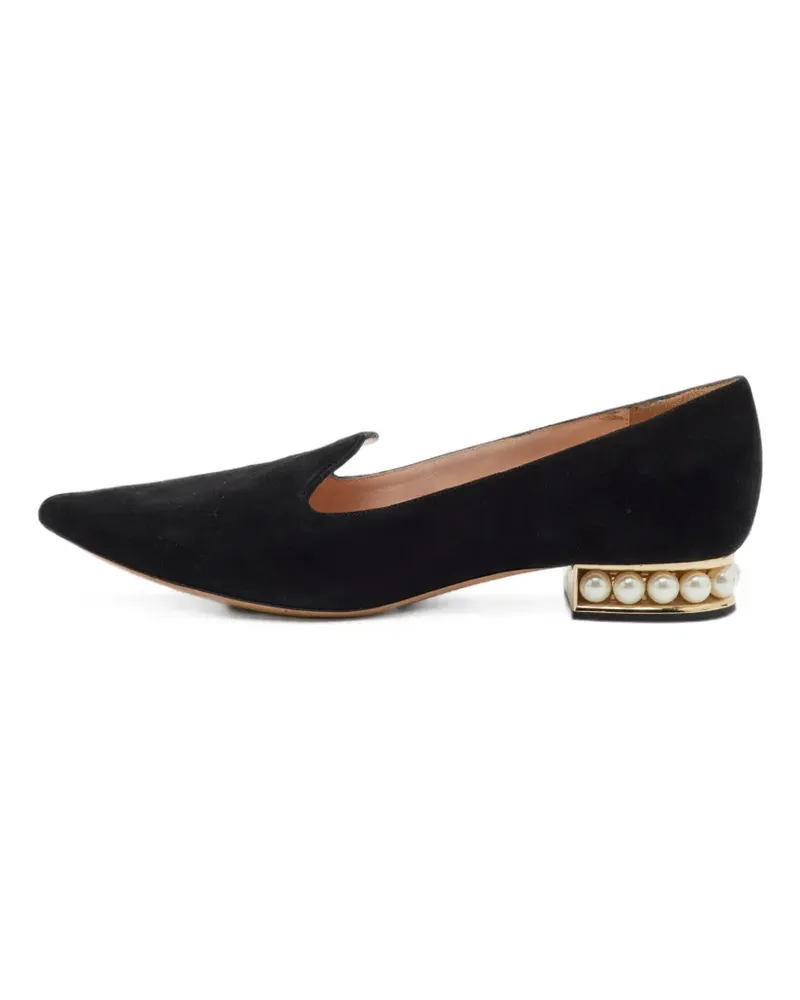Nicholas Kirkwood Loafer mit spitzer Kappe - Schwarz Schwarz