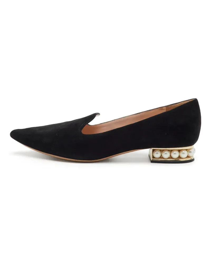 Nicholas Kirkwood Loafer mit spitzer Kappe - Schwarz Schwarz