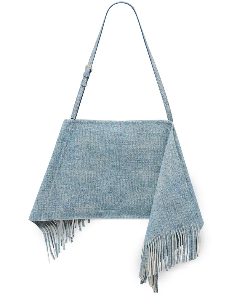 J.W.Anderson Mittelgroße Scarf Schultertasche - Blau Blau