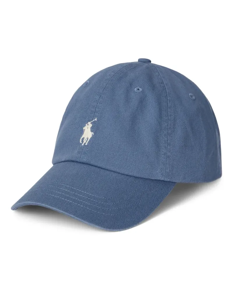 Ralph Lauren Baseballkappe mit Polo Pony-Stickerei - Blau Blau