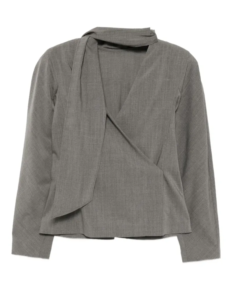 Jacquemus Chale Bluse - Grau Grau