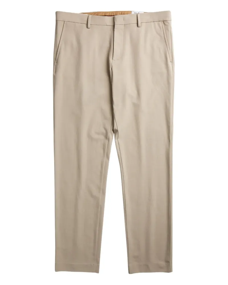 NN 07 Hose mit verdecktem Verschluss - Braun Braun