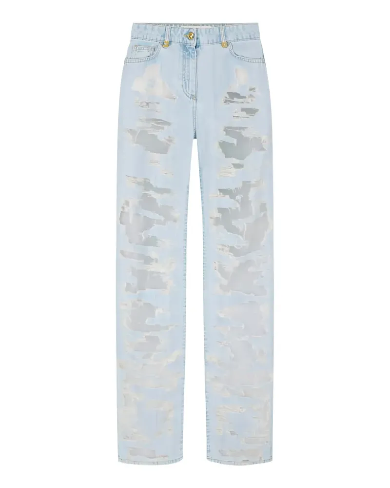 Elisabetta Franchi destroyed jeans - Blau Blau