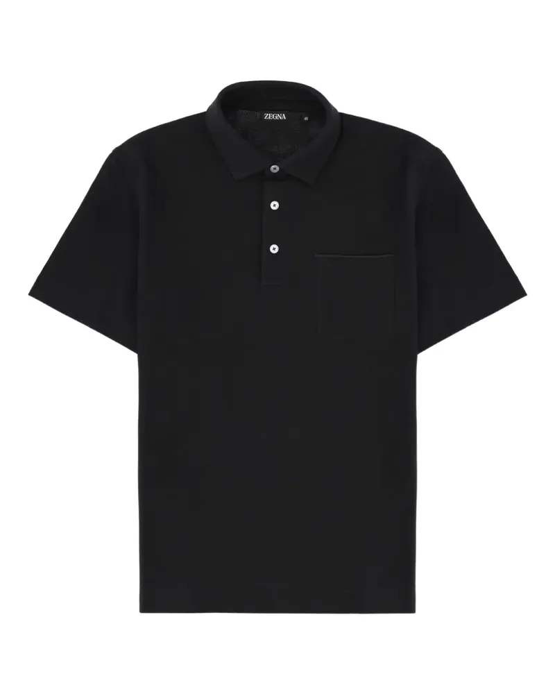 Ermenegildo Zegna pocket polo shirt - Schwarz Schwarz