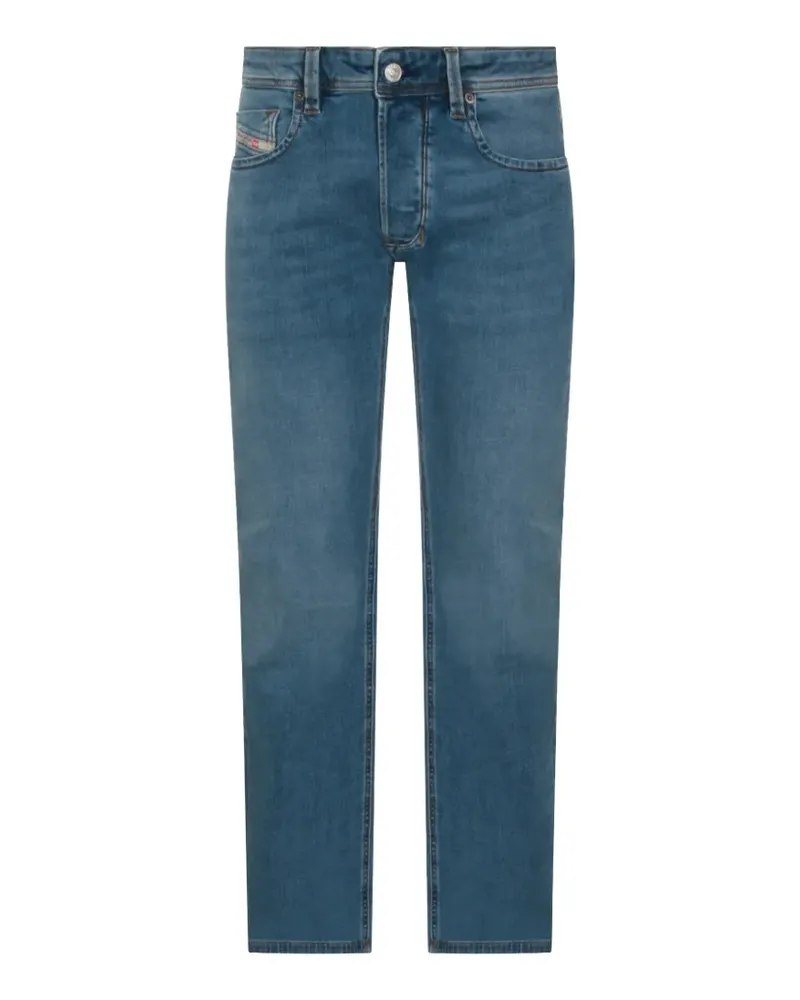 Diesel logo-patch jeans - Blau Blau