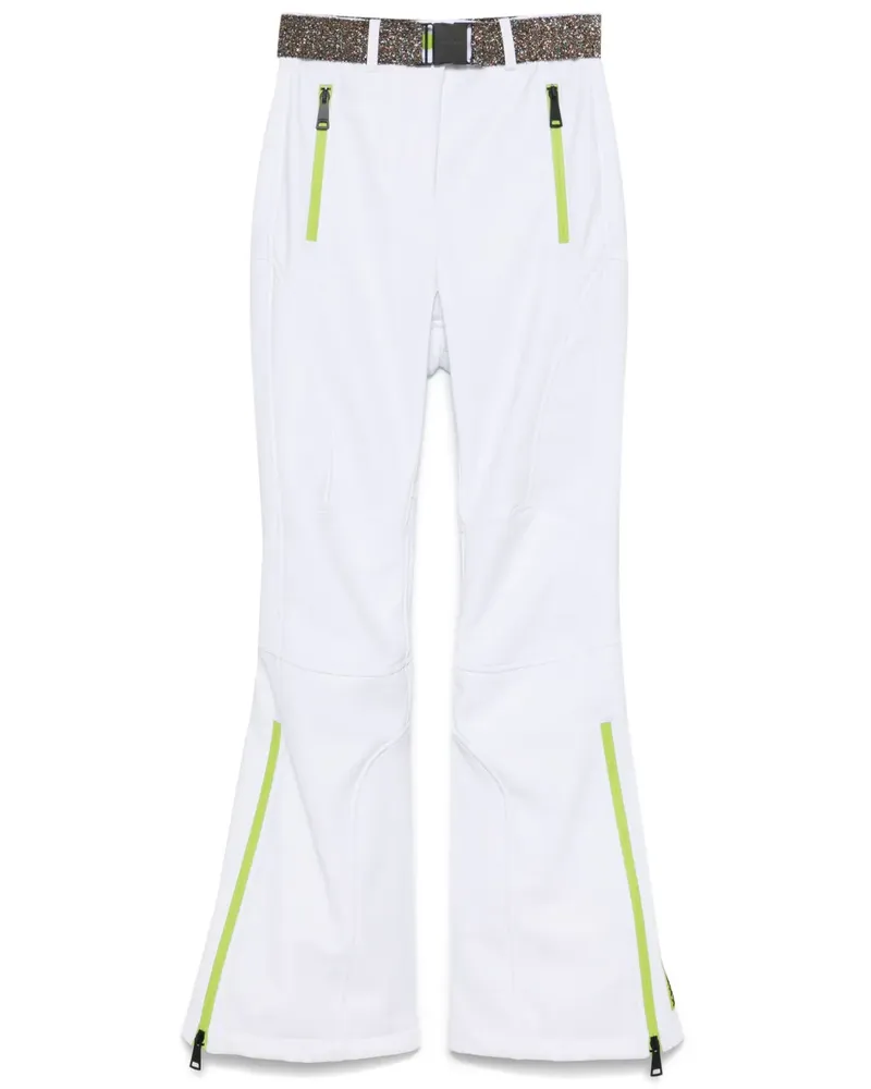KHRISJOY Skihose mit Glitter-Detail - Weiß Weiß