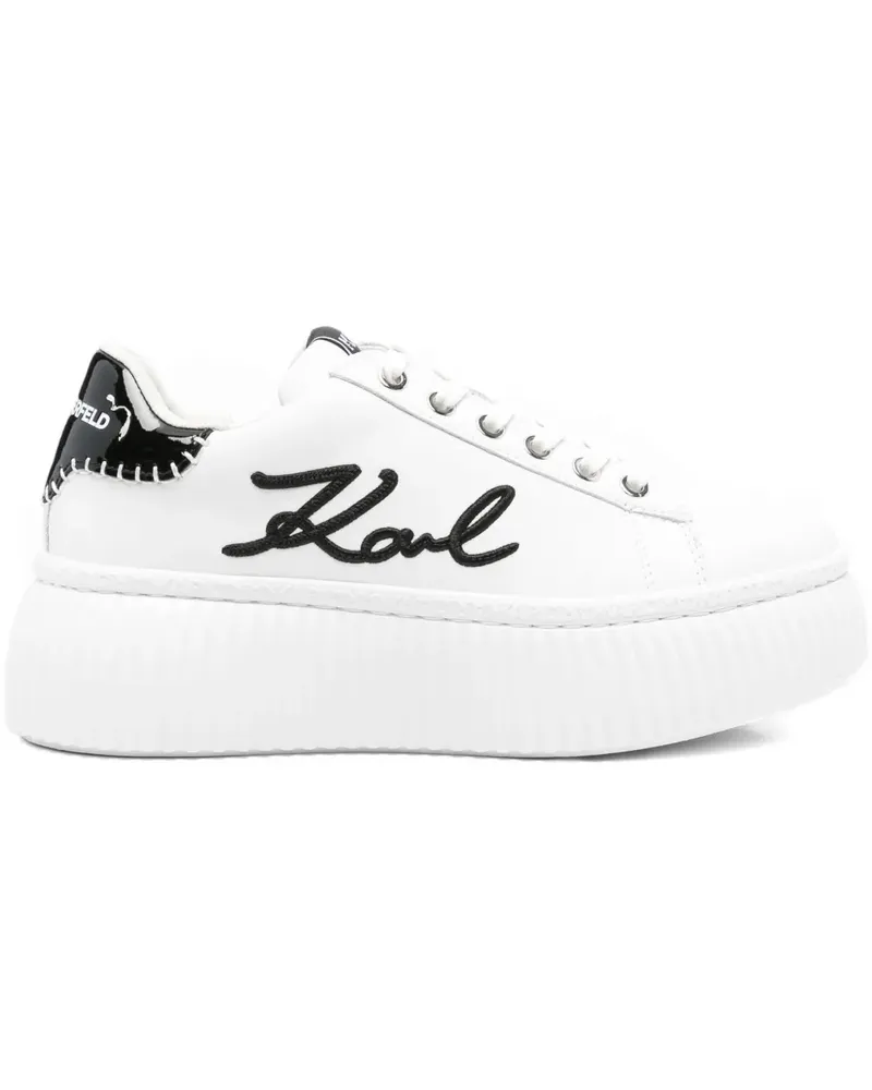 Karl Lagerfeld Kreeper Sneakers - Weiß Weiß