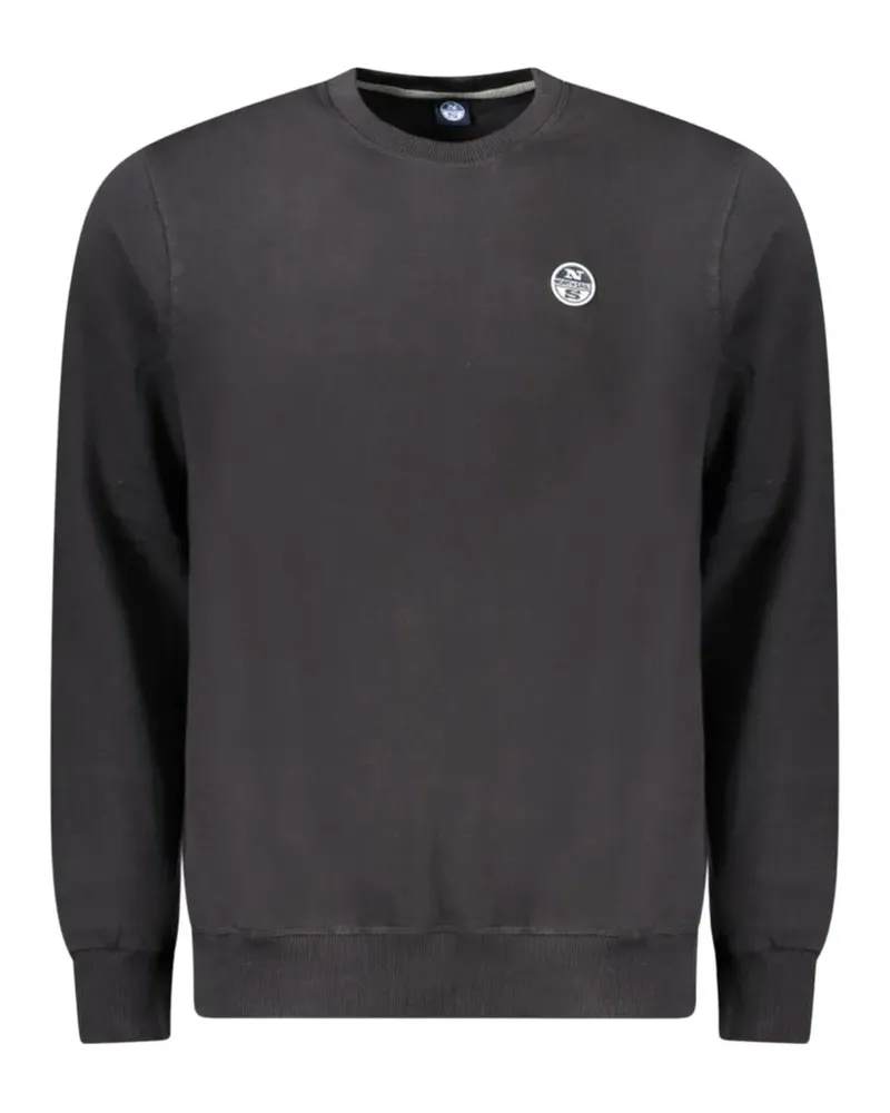 North Sails logo-embroidered sweatshirt - Schwarz Schwarz