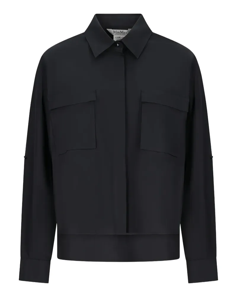 Max Mara flap-pocket shirt - Schwarz Schwarz