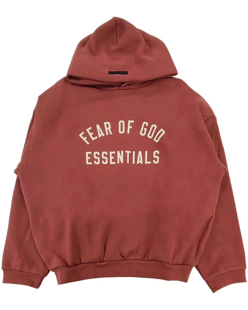 Fear of God Hoodie mit Logo-Print - Rot Rot
