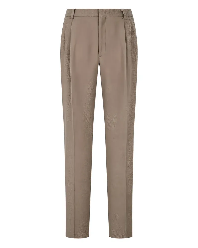 ManOnTheBoon wool suit trousers - Braun Braun