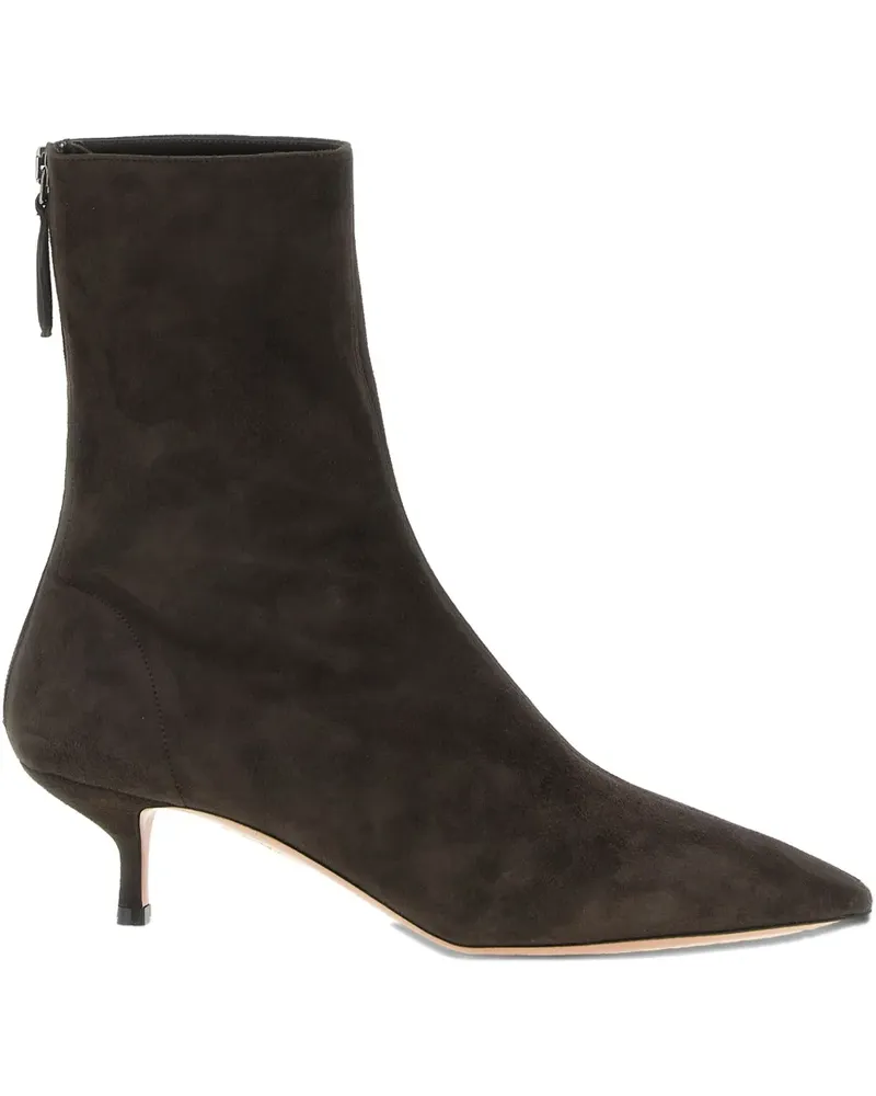 Aquazzura 50mm Montmartre ankle boots - Braun Braun