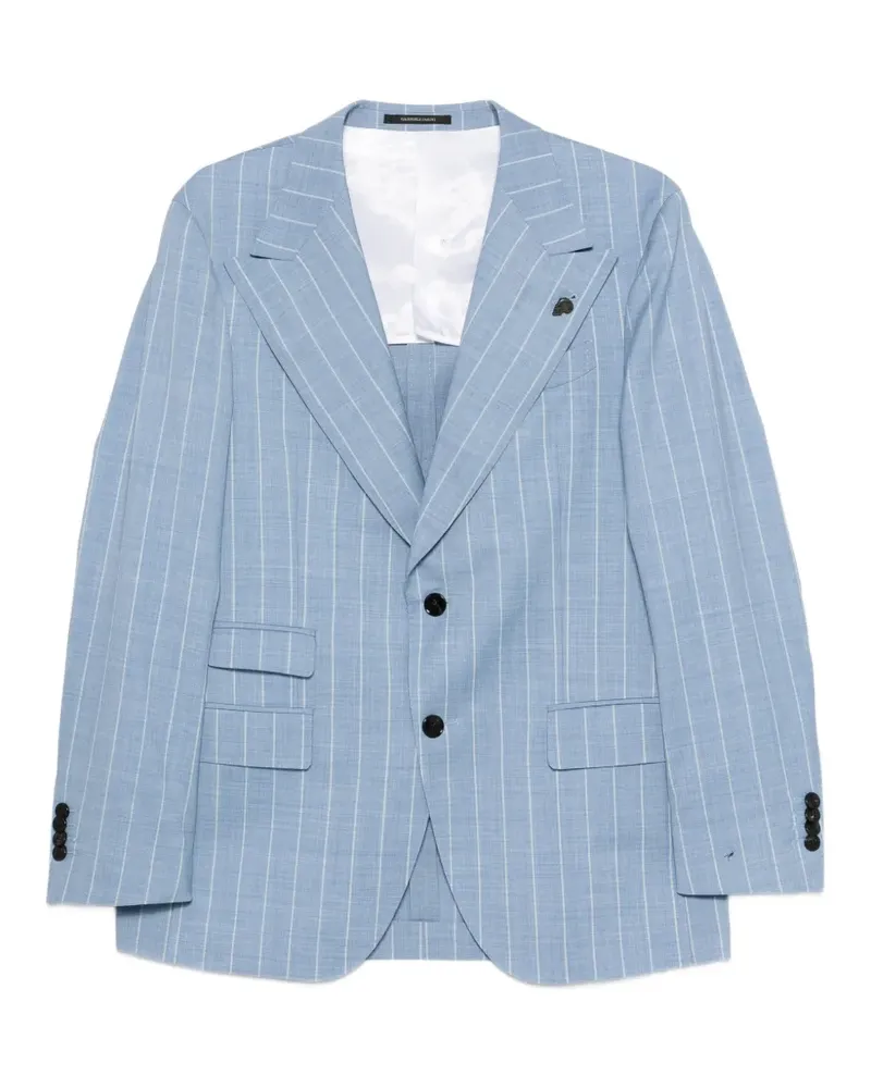 Gabriele Pasini Gestreifter Rock - Blau Blau