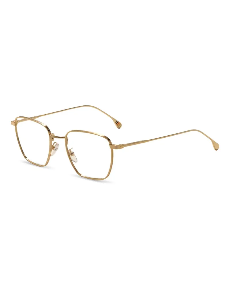 Paul Smith Edgar Brille mit eckigem Gestell - Gold Gold