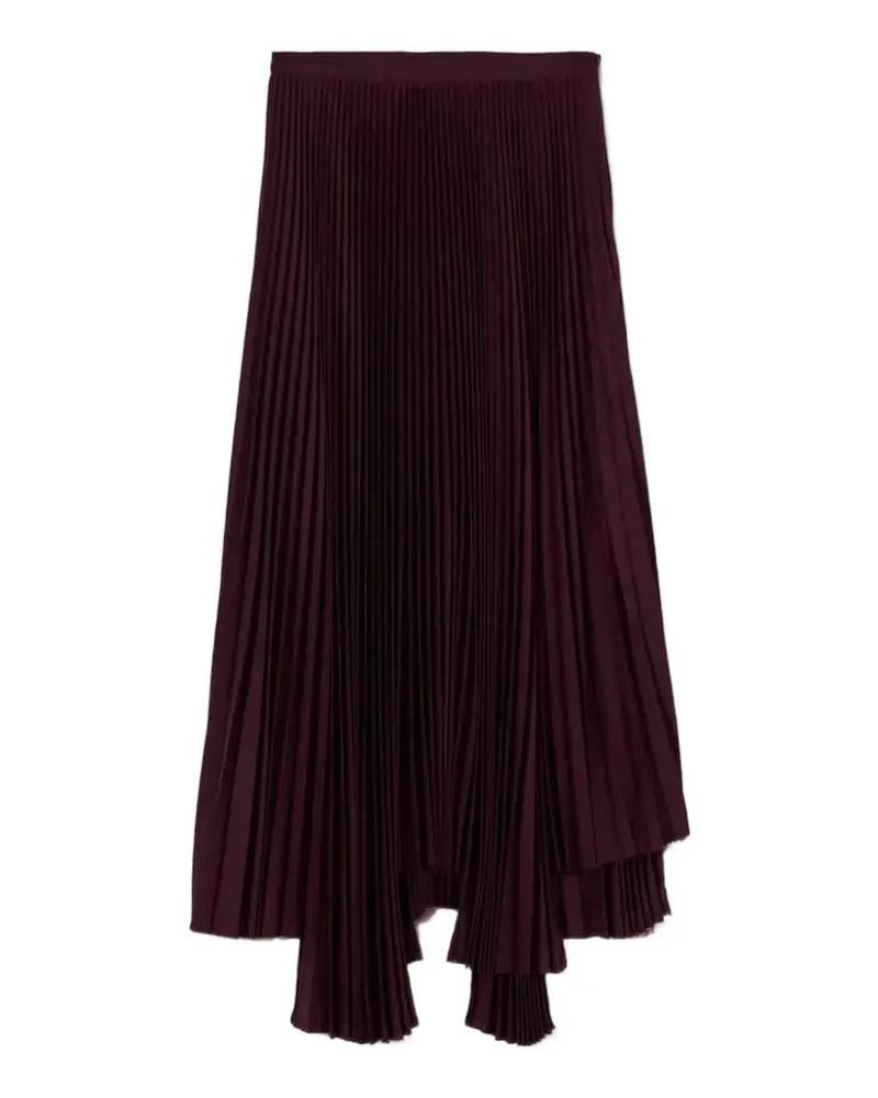PLAN C Plissierter Maxirock - Violett Violett