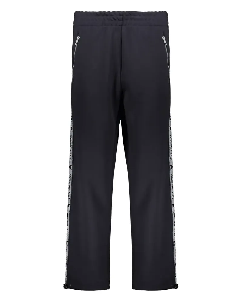 Moschino Hose mit Streifen - Blau Blau