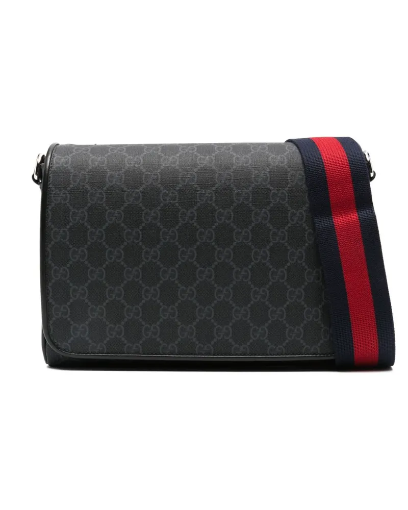 Gucci Mini GG Super Umhängetasche - Schwarz Schwarz