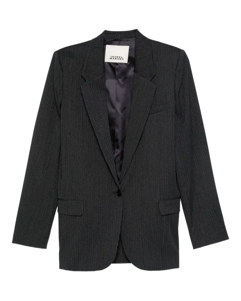 Isabel Marant Blazer mit Nadelstreifen - Blau Blau