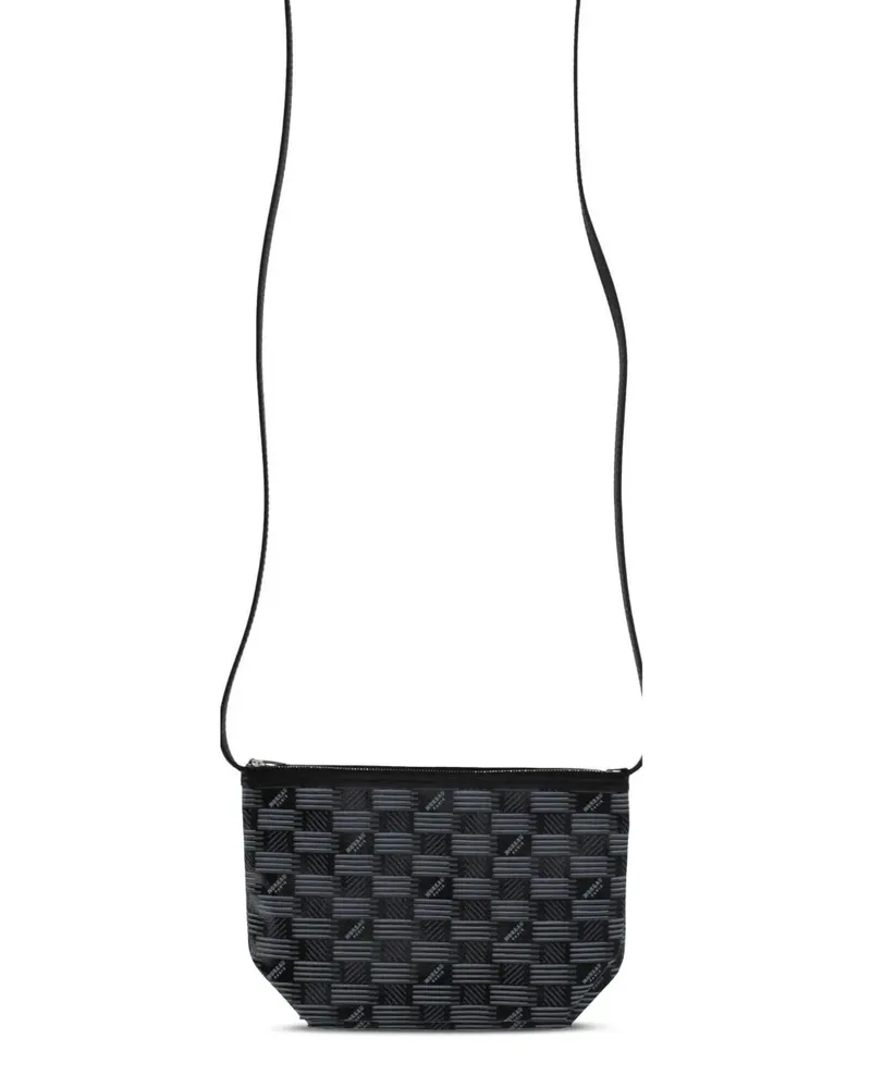 Moreau Paris Gemusterter Tote Bag mit Reißverschluss - Schwarz Schwarz