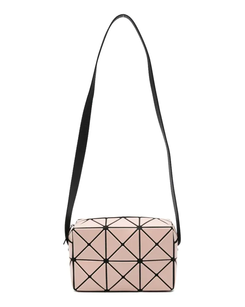 Issey Miyake geometric-print mini bag - Nude Nude