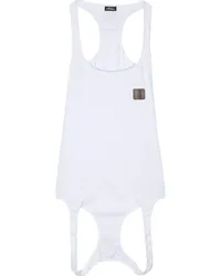 Olly Shinder Tanktop mit Logo-Patch Weiß