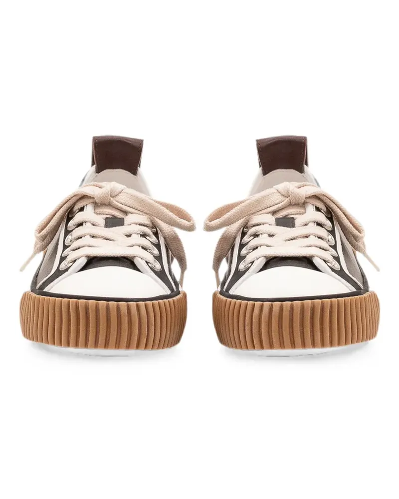 Versace Greca platform sneakers - Schwarz Schwarz