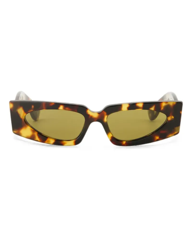 Valentino Garavani VLogo Signature tortoise-shell sunglasses - Braun Braun