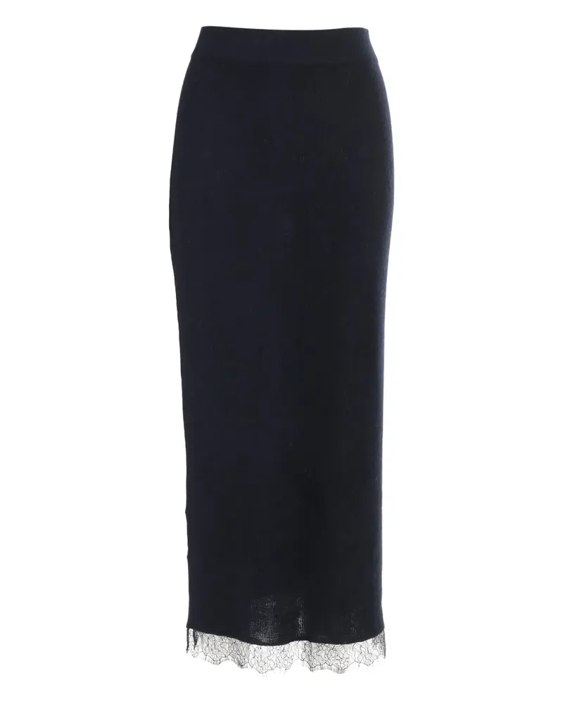 arch4 elasticated lace skirt - Blau Blau