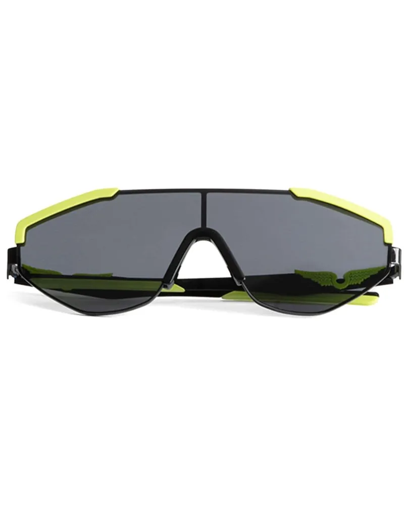 Zadig & Voltaire Sonnenbrille mit geometrischem Gestell - Schwarz Schwarz
