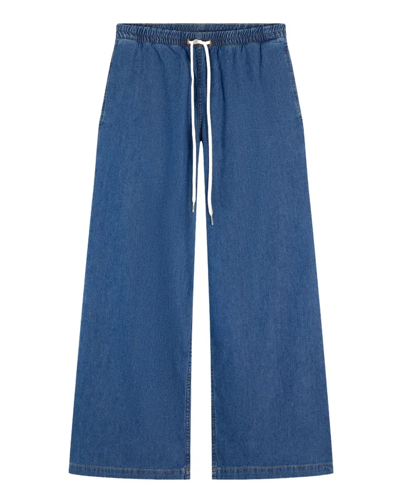 Tommy Hilfiger drawstring wide-leg jeans - Blau Blau