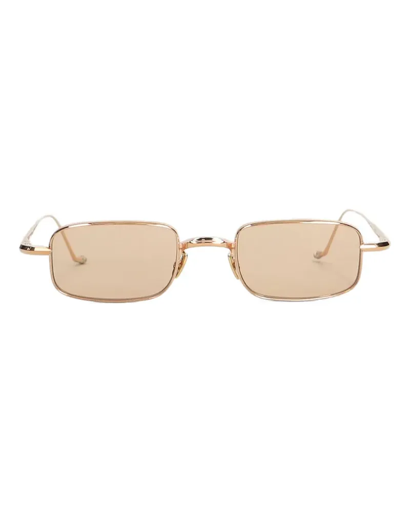 Jacques Marie Mage small Dusk rectangle-frame sunglasses - Gold Gold