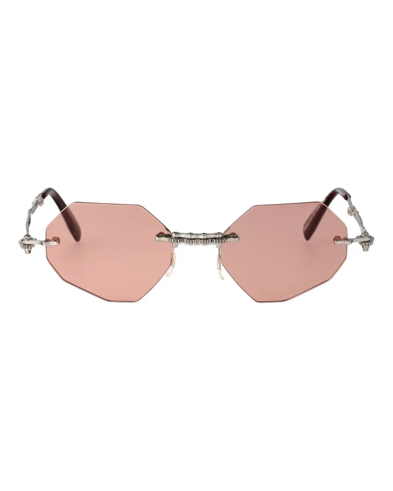 KUBORAUM Maske H44 geometric-frame sunglasses - Rosa Rosa