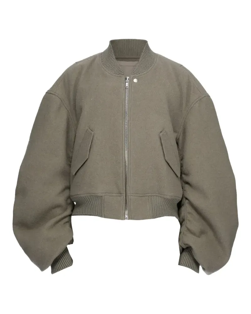 Rick Owens Secchia Flight Jacke - Grau Grau