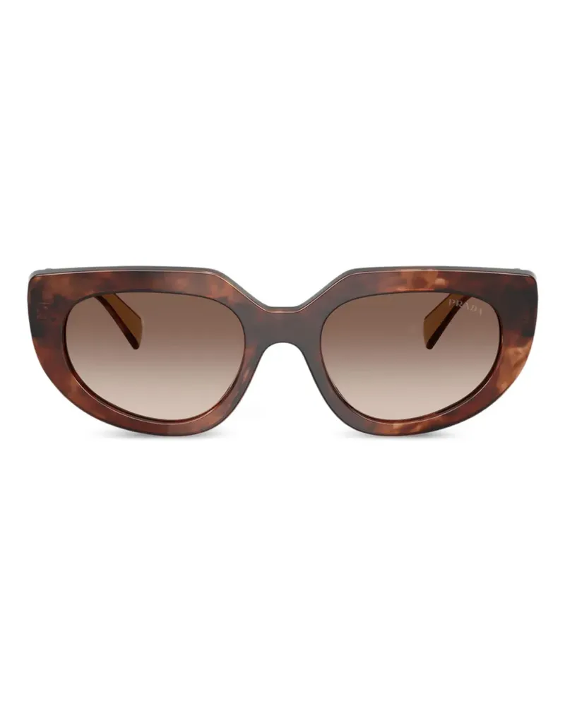 Prada Cat-Eye-Sonnenbrille in Schildpattoptik - Braun Braun