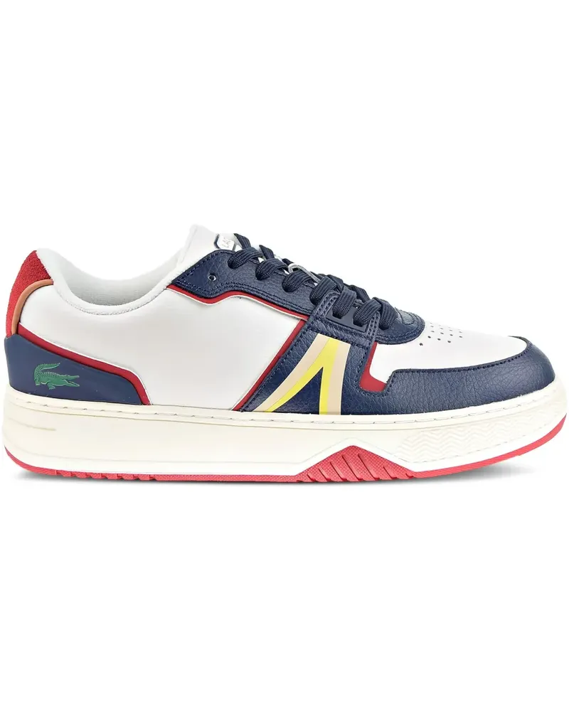 Lacoste L001 Sneakers mit Einsätzen - Weiß Weiß