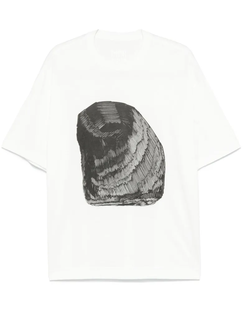 Issey Miyake Klassisches T-Shirt - Schwarz Schwarz