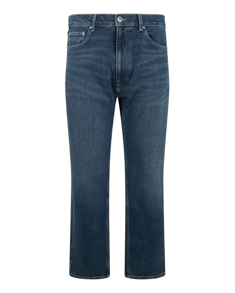 Roberto Cavalli monogram-embroidered jeans - Blau Blau