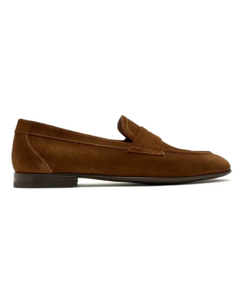 Magnanni Loafer aus Wildleder - Braun Braun