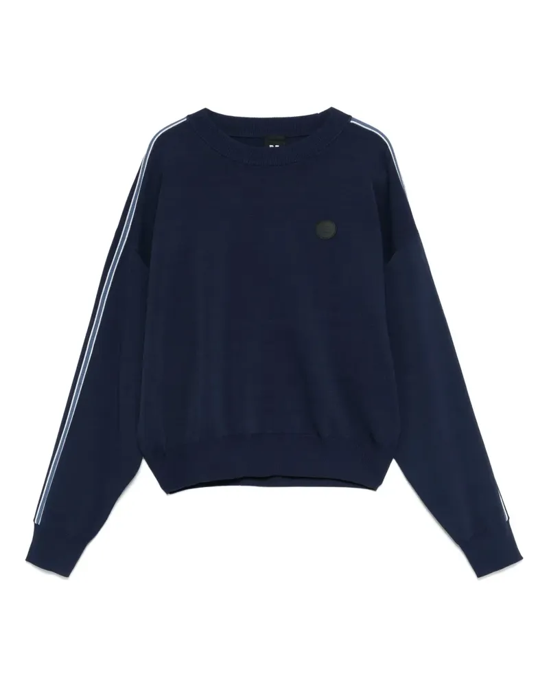 P.E. NATION Gestrickter Pullover mit Streifen - Blau Blau