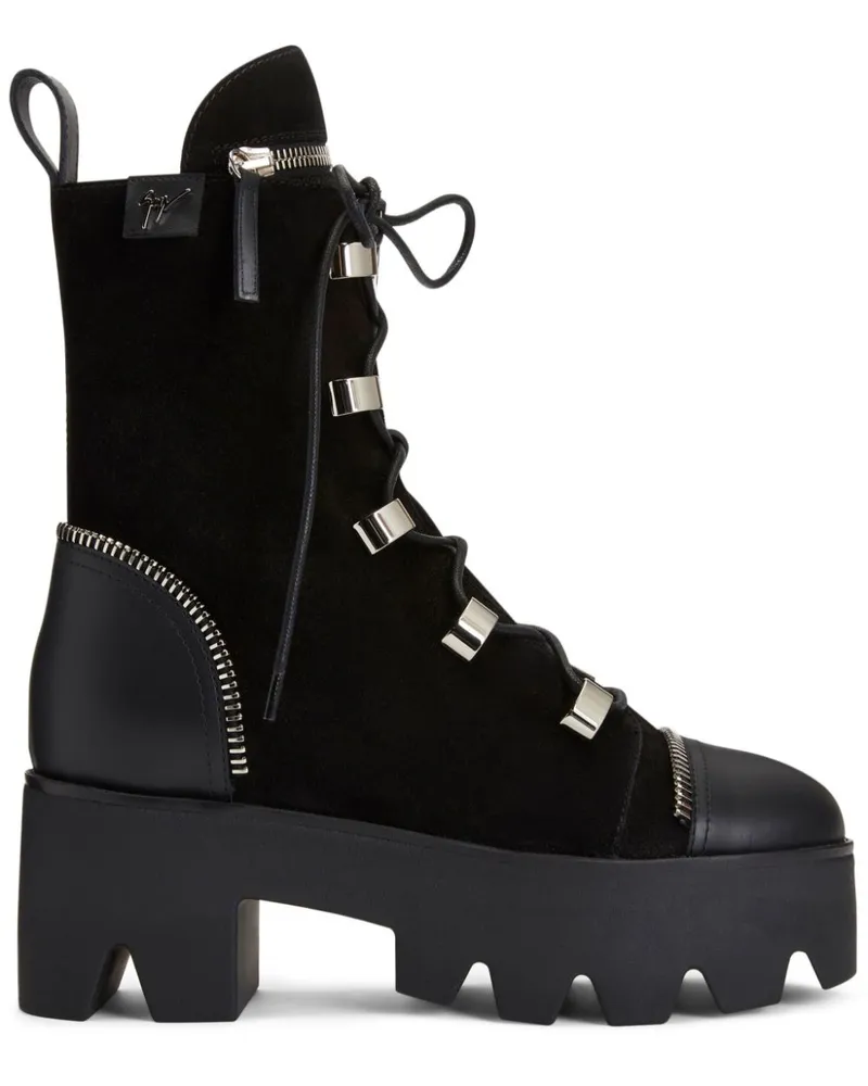Giuseppe Zanotti Juliett Stiefel - Schwarz Schwarz