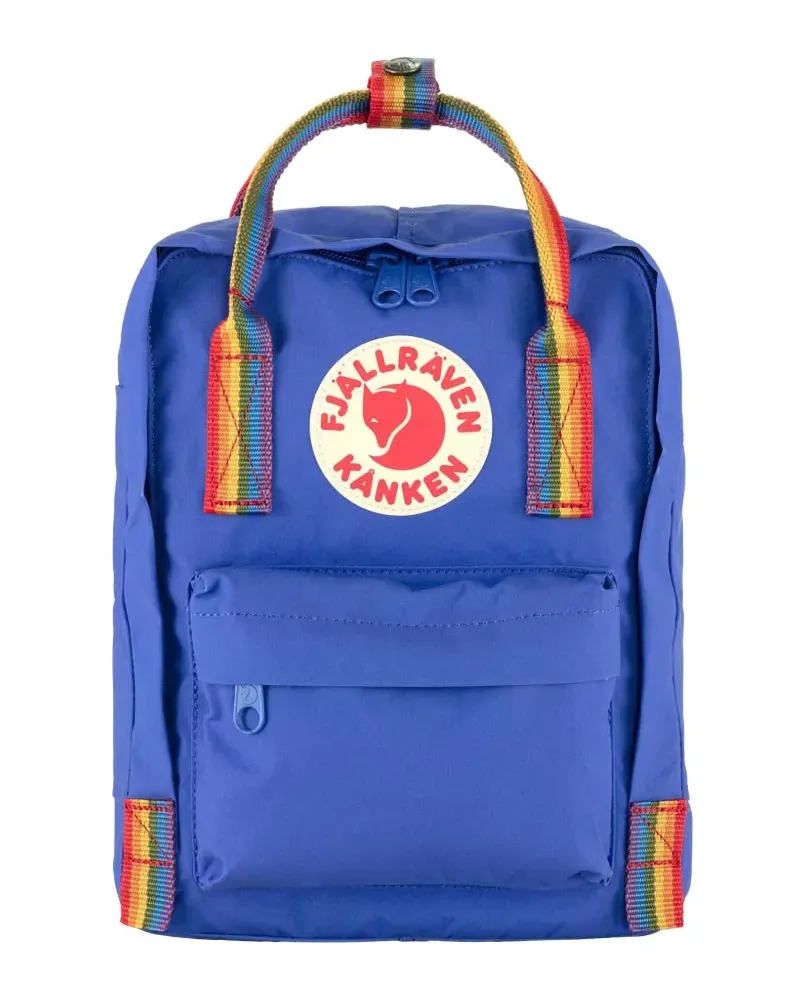 Fjäll Räven rainbow-strap backpack - Blau Blau